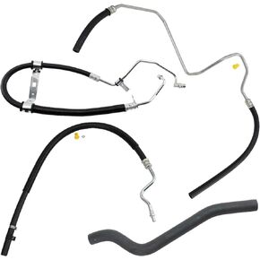 TRQ Power Steering Hose Compatible with 2004-2008 Ford F-150 2006-2008 Lincoln Mark LT