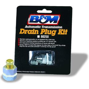 B&M 80250 Automatic Transmission Universal Drain Plug Kit