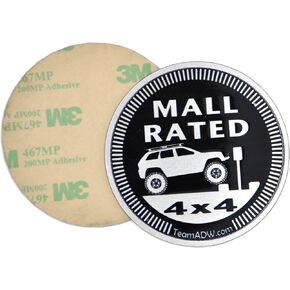 Mall Rated Badges for Jeep (Set of 2) - USA made (Fits Based Jeeps)