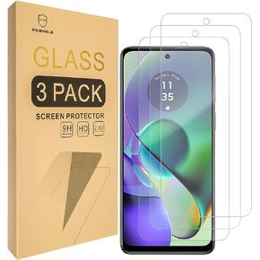 Mr.Shield [3-Pack] Screen Protector For Motorola Moto G54 / Moto G54 Power 5G [Tempered Glass] [Japan Glass with 9H Hardness] Screen Protector