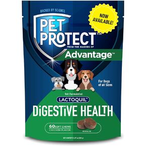 from The Makers of Advantage Vet-Formulated Dog Digestive Health Supplement | 60 Chews