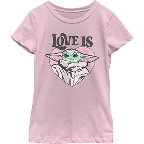 The Mandalorian Girl's Star Wars Love is Grogu T-Shirt