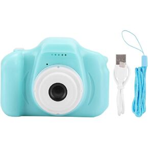 Portable Kids Camera Mini Children Kid Camera Digital Video Rechargeable Camera Toy with 2.0 Inch TFT Color Screen(Green)