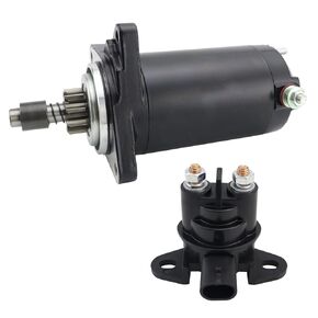 Starter & Relay for Sea-doo PWC 787 Rotax (782cc) XP 97, SPX 98-99, GTX RFI 98, GTX 96-97, GSX 96-97, Sportboat 787 Rotax (782cc) Speedster 98-99, Challenger 96-99, 278000576 278000577