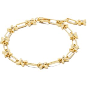 Kate Spade New York Womens Line Bracelet Clear/Gold One-Size