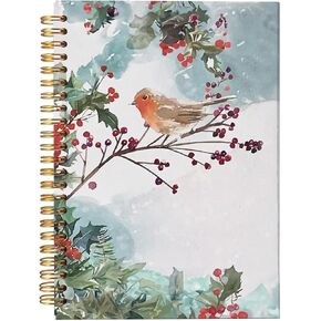 VNWEK Winter Fox Notebook Journal, Fox Journal, Fox Gifts for Women Girls, Fox Gifts for Fox Lovers, Notebook Gifts for Christmas, Writing Spiral Notebook 5.5x8.3 in Kuwait