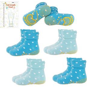 Anti Slip Socks | Non Toxic Silicon Grip For 1-7 Years Baby Toddler Kid