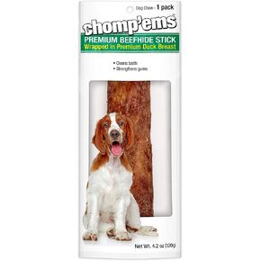 Chomp’ems Premium Beefhide Chew for Dogs, 1 Chew