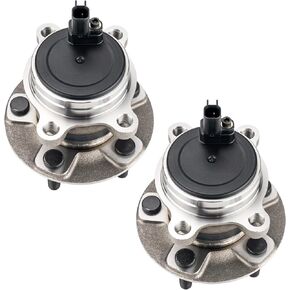 PHILTOP Rear 512466 Wheel Hub Bearing for Focus 2012-2018, w/ABS, 5 Lugs, 2 PCS