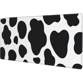 لوحة ماوس ألعاب بطبعة الفهد غير قابلة للانزلاق مقاس XL كبيرة الحجم ومخيطة بحافة مطاطية وقاعدة مكتبية للكمبيوتر المحمول والكمبيوتر الشخصي in Kuwait