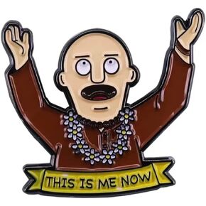 Gene Belcher This Is Me Now Hare Kishna Krishna Bob's Burgers Animated Comedy Cartoon TV Show 1.2" Enamel Pin Badge
