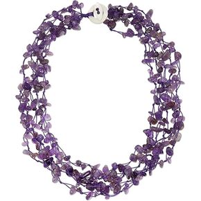 Regalia by Ulti Ramos Multi Strand Genuine Gemstone Necklace