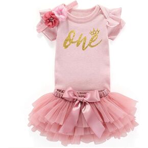 Sweet One Birthday Outfit Girl Tutu Dress for Baby Girl First Birthday Photoshoot Outfits