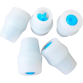 Replacement Bite Valve Nozzles Compatible with Osprey, Salomon,TRIWONDER & Hydrapak Hydration Reservoirs - Food-grade silicone Sheaths.Phthalate-Free,BPA-Free(5Pcs)