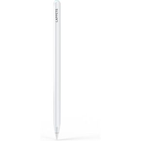 Magnetic Wireless Charging Stylus Pen Compatible with 2018-2023 Apple iPad Pro (11/12.9 Inch), iPad Air 4th/5th Gen,iPad Mini 6th Gen, iPad Pencil 2nd Generation with Palm Rejection (White 1)