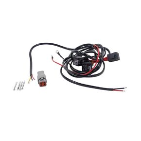 POWER JAMES 63.0", 1.6m Plug Player Trailer Double Headlight Harness Wiring Extension Kit for Harley Davidson Road Glide Special Custom CVO, FLTR with LP6 Lighting (For FLTR)