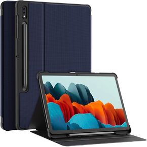 Soke Case for Samsung Tab S8 2022 & S7 2020 -Premium Shock Proof Stand Folio Case, Multi- Viewing Angles, Hard PC Back Cover for Galaxy Tab S8 11 inch Tablet [SM-X700/X706/T870/T875/T878], Black
