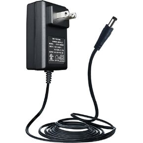 UL Listed 24V 0.5A 500mA Power Supply Adapter, AC to DC 24 Volt 12W 6ft Extra Long Wall Charger Power Cord for Essential Oil Diffuser Aromatherapy Humidifier and More 24V Devices, Plug 5.5mm x 2.1mm