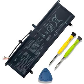 C41N1901 Laptop Battery Replacement for Asus ZenBook Duo UX481 UX481F UX481FL UX4000F UX4000FL UX481FA-BM021R BM049T UX481FL-BM040T UX481FL-BP1505T 15.4V 70Wh