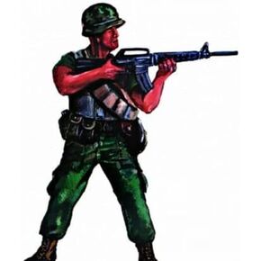 Mars Figures 32005-1/32 US Marines, Vietnam War, Scale Plastic Model kit
