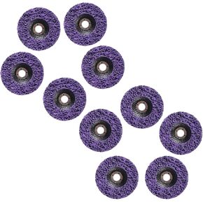 findmall 10Pcs 4-1/2 x 7/8 Purple Quick Change Easy Strip Discs Poly Abrasive Wheel Silicon Carbide Abrasive Wheel Fit for Angle Grinders in Saudi Arabia