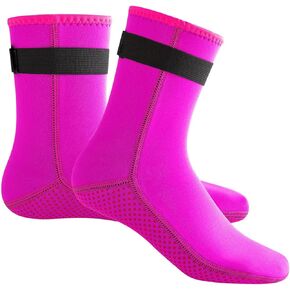 Neoprene Socks Men Women Water Socks for Kids,Antislip Sand Volleyball Socks Soccer Beach Socks, 3mm Dive Socks Kayaking Snorkeling Surfing Paddling Diving Boots Swimming Wetsuit Booties L