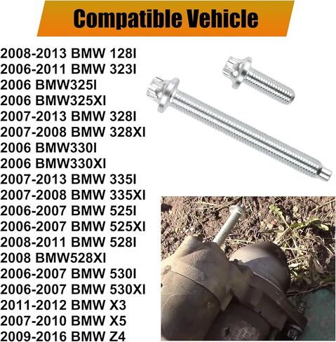 BMW كاتب بولت مجموعة 12410392577-HWK0039,128i 323i 325i 325xi 328i 328xi 330i 330xi 335i 335xi 525i 525xi 528i 528xi 530i 530xi X3 X5 E60 E70 E83 E85 E 86 E90 E92 E93 Z4 2.0L 2.5L 3.0L 3.2L 4.4L in Kuwait