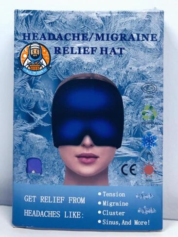 Migraine Relief Cap Soft and Comfortable, iced Band Headache Relief, Stress Release, in Saudi Arabia