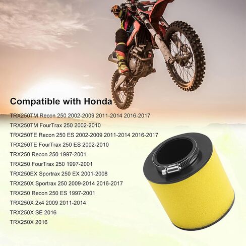 17254-HM8-000 Air Filter & Oil Filter & Spark Plug Compatible with Honda Recon 250 TRX250 TRX250TE TRX250TM Sportrax TRX250EX TRX250X ATV in Saudi Arabia