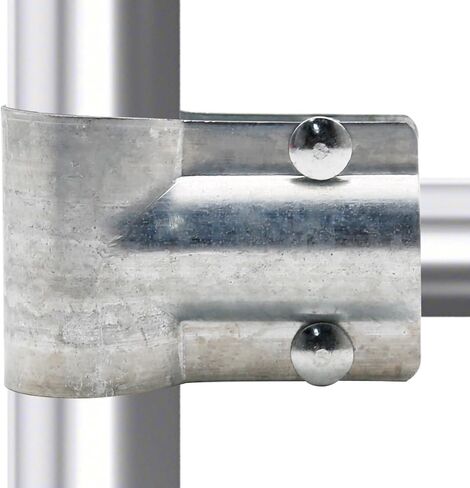 1-1/4 x 1-1/4'' TEE Joint End Rail T Clamp, Greenhouse Cross Grid Pipe Connector with Bolts and Nuts, Carbon Steel Q235B Pipe Fitting Clip for Tube OD 1-1/4''(10Packed) in Saudi Arabia