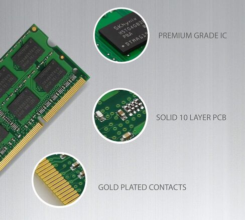 Adamanta 16GB (2x8GB) Memory Upgrade Compatible for Apple Mid 2010, Early 2011, Mid 2011, Late 2011 iMac, 2010, 2011 MacBook Pro, Mac Mini DDR3 1333Mhz PC3-10600 SODIMM 2Rx8 CL9 1.5v Module RAM in Saudi Arabia