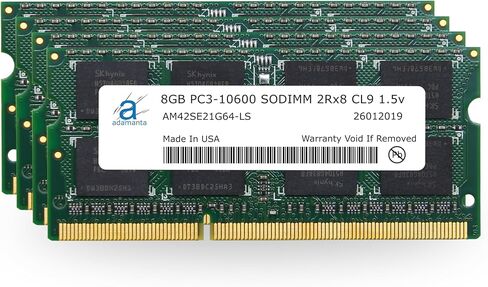 Adamanta 16GB (2x8GB) Memory Upgrade Compatible for Apple Mid 2010, Early 2011, Mid 2011, Late 2011 iMac, 2010, 2011 MacBook Pro, Mac Mini DDR3 1333Mhz PC3-10600 SODIMM 2Rx8 CL9 1.5v Module RAM in Saudi Arabia