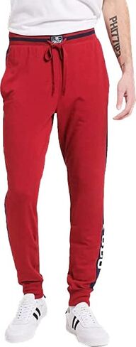 POLO RALPH LAUREN Mens Red Polo67 Logo Slim Flex Joggers Tapered Cuff Soize Large in Saudi Arabia
