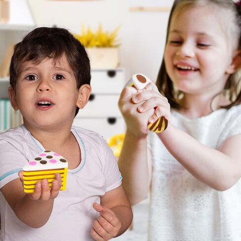 ArtCreativity Squish Cake Toys for Kids, Set of 4, Super Soft Slow Rising Squeeze Toys, Stress Relief Sensory Toys for Children, Great Party Favors, Goody Bag Fillers for Girls and Boys in Saudi Arabia
