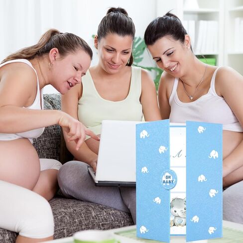 زينة حمام الطفل الفيل من كرينكس، لوحة توقيع حمام الطفل اللطيفة مع صورة، بدائل كتاب ضيوف حمام الطفل الفيل 45.72 سم × 30.48 سم، تذكار إبداعي لدش الطفل للأولاد الصغار in Kuwait