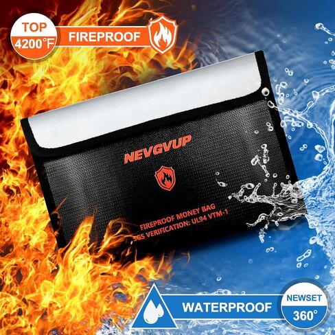 Diversion Book Safe with 4200°F Fireproof Money Bag and Combination Lock, 10.5" x 7.9" x 2.5" Fake Book Hidden Storage Safe, Hollow Secret Portable Metal Storage Box for Cash, Valuables - Bible in Kuwait