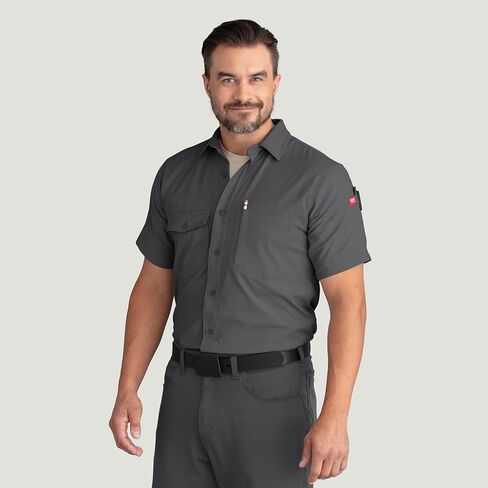 Red Kap Men's Cooling Short Sleeve Work Shirt in Kuwait