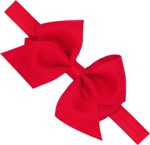 PLH Small Grosgrain Bow on Baby Band, Hot Pink, Small in Saudi Arabia
