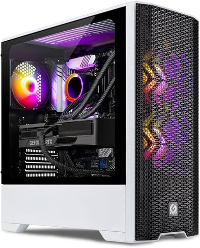 Skytech O11 Gaming PC, Ryzen 7 7800X3D 4.2 GHz (5GHz Turbo Boost), NVIDIA RTX 4070 Ti Super 16GB GDDR6X, 1TB Gen4 SSD, 32GB DDR5 RAM 5600 RGB, 850W Gold PSU, 360mm AIO, Wi-Fi, Win 11 Home in Saudi Arabia
