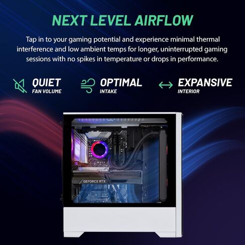 Skytech O11 Gaming PC, Ryzen 7 7800X3D 4.2 GHz (5GHz Turbo Boost), NVIDIA RTX 4070 Ti Super 16GB GDDR6X, 1TB Gen4 SSD, 32GB DDR5 RAM 5600 RGB, 850W Gold PSU, 360mm AIO, Wi-Fi, Win 11 Home in Saudi Arabia