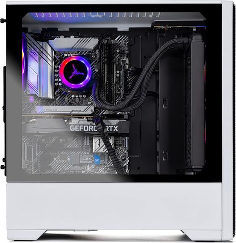 Skytech O11 Gaming PC, Ryzen 7 7800X3D 4.2 GHz (5GHz Turbo Boost), NVIDIA RTX 4070 Ti Super 16GB GDDR6X, 1TB Gen4 SSD, 32GB DDR5 RAM 5600 RGB, 850W Gold PSU, 360mm AIO, Wi-Fi, Win 11 Home in Saudi Arabia