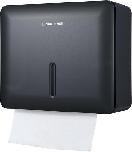 Paper Towel Dispenser Wall Mount Commercial C fold/Multifold/Tri-fold, High-Capacity Automated Touchless Hand Towel Paper Holder with Lock for Bathroom Kitchen Office (Pearl White) in Saudi Arabia