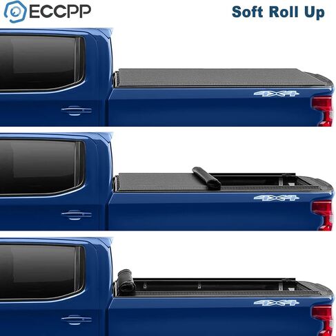 ECCPP 5.5FT Truck Bed Cover Kit Roll Up Tonneau Cover for Ford for F-150 2004-2018 - Only Fits 5'5"FT Ttuck Bed in Saudi Arabia