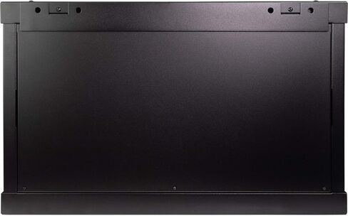 Navepoint 6U Deluxe IT حاوية خزانة مثبتة على الحائط مقاس 19 بوصة رف شبكة الخادم مع قفل باب مثقوب مقاس 16 بوصة أسود عميق مع رف in Kuwait