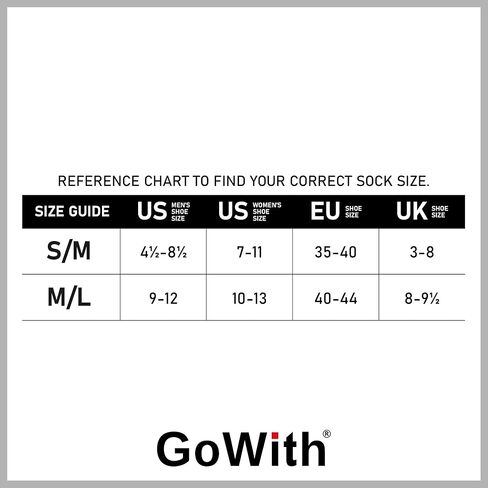 جوارب GoWith لمرضى السكري للرجال والنساء، مصنوعة من حرير صناعي من الخيزران بدون خياطة غير مربوطة، جوارب دائرية لمرضى السكر in Kuwait