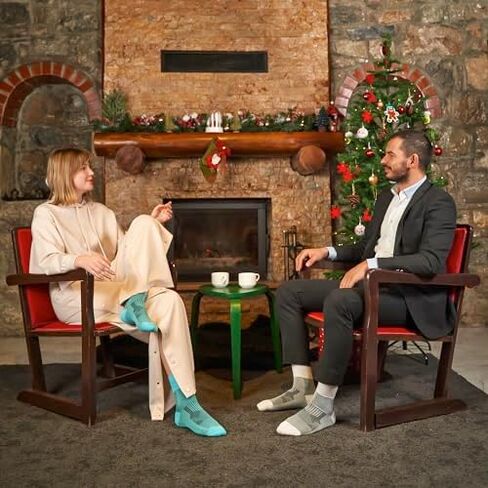 جوارب GoWith لمرضى السكري للرجال والنساء، مصنوعة من حرير صناعي من الخيزران بدون خياطة غير مربوطة، جوارب دائرية لمرضى السكر in Kuwait