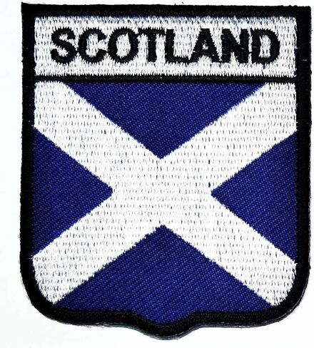 Nipitshop Patches Scotland Country Flag Embroidered National Emblem Patch Clothes Bag T-Shirt Jeans Biker Badge Applique Iron on Sew On Patch for Women Men and Kid or Gift Set in Saudi Arabia
