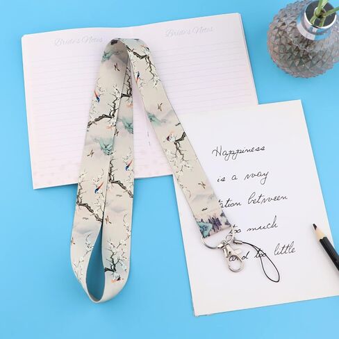 Cute ID Lanyard Badge Card Holder Key Lanyard for ID Badges for Women Girls Students Kawaii Keychain Lanyard for Keys(Graffiti Bear) in Saudi Arabia