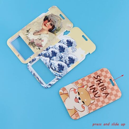 Cute ID Lanyard Badge Card Holder Key Lanyard for ID Badges for Women Girls Students Kawaii Keychain Lanyard for Keys(Graffiti Bear) in Saudi Arabia