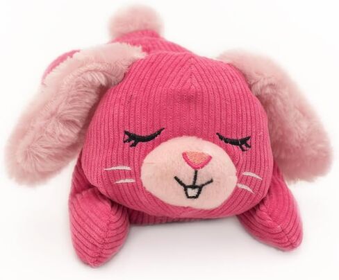 ZippyPaws Snooziez Bunny with Shhhqueaker Pink 4.57 x 5.35 x 11.3 inches in Saudi Arabia